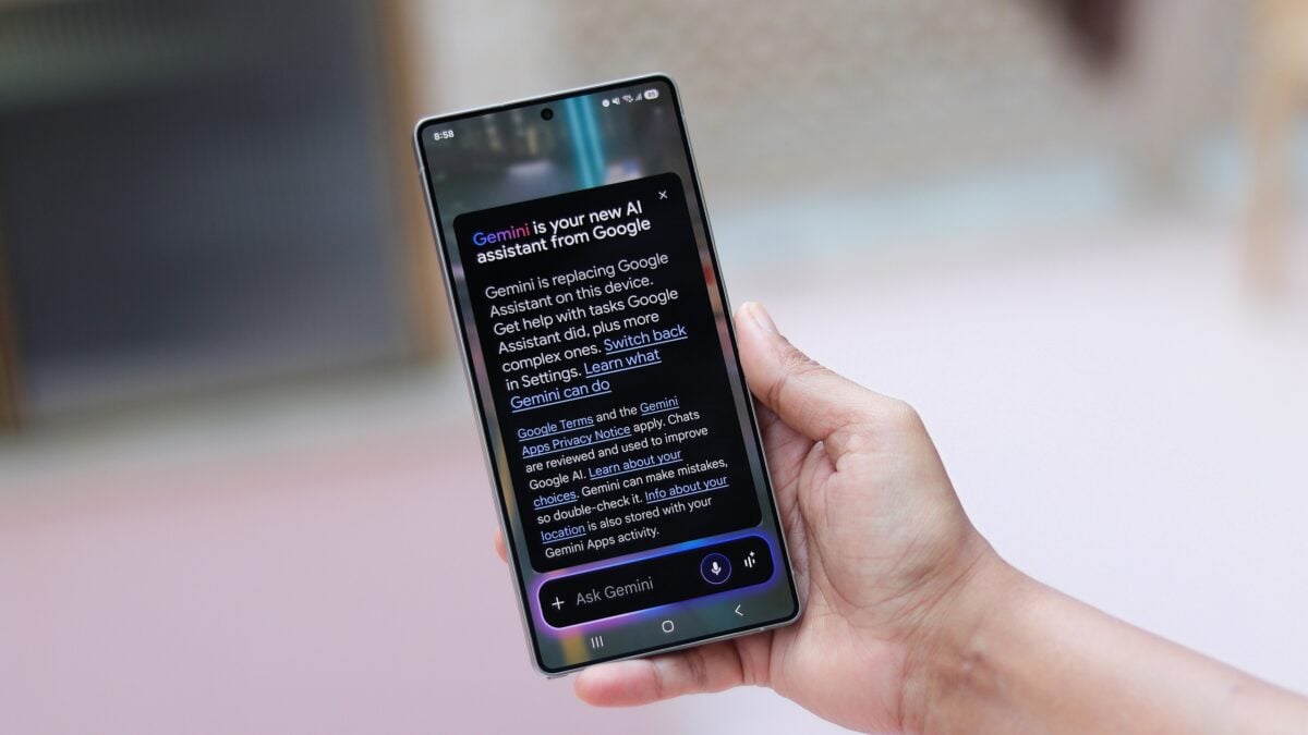Widget Google Gemini Material You en Android