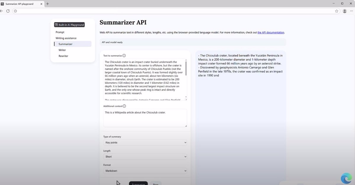 Chatbot de Microsoft NLWeb en aplicaciones web