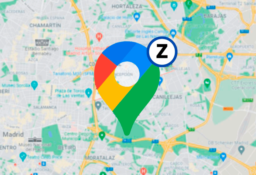Qué significa la Z de Google Maps
