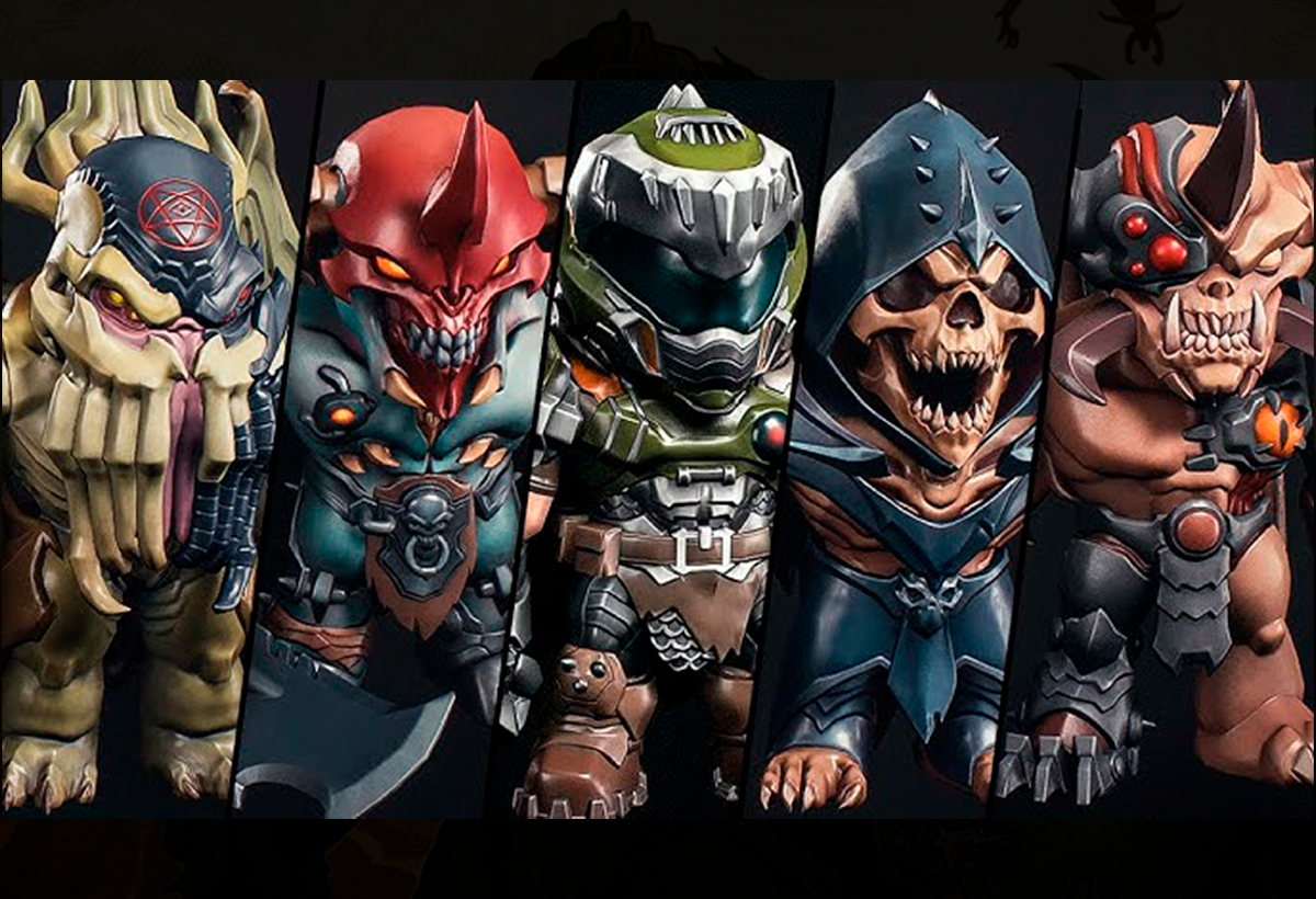 Todos los juguetes coleccionables de DOOM The Dark Ages