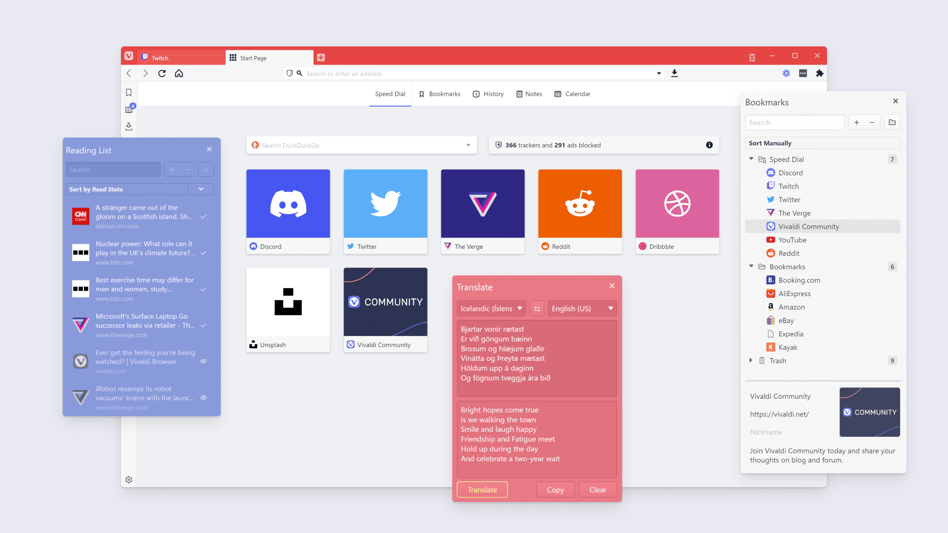 Opciones de personalización en navegadores