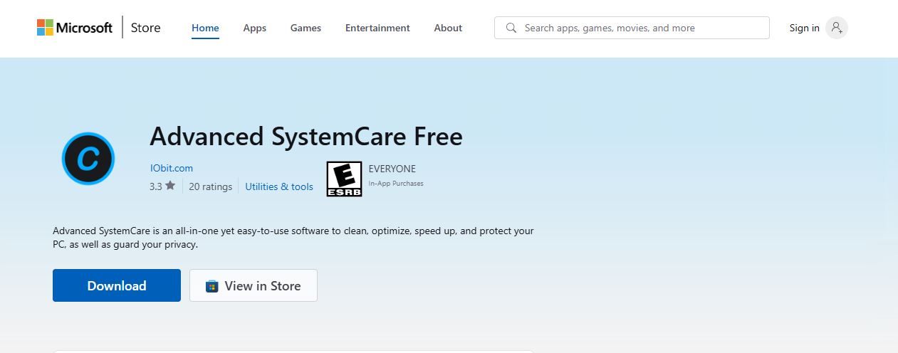 advanced system care