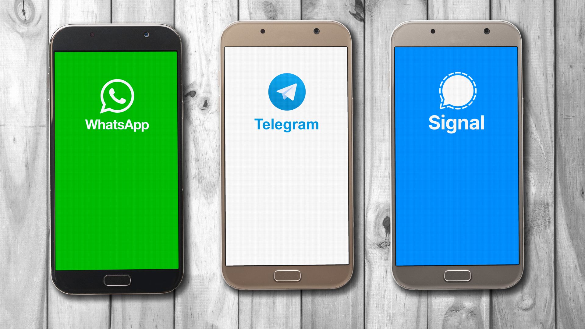 whatsapp telegram signal