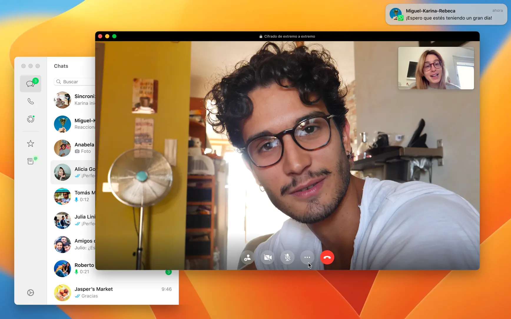 WhatsApp iPad multitarea