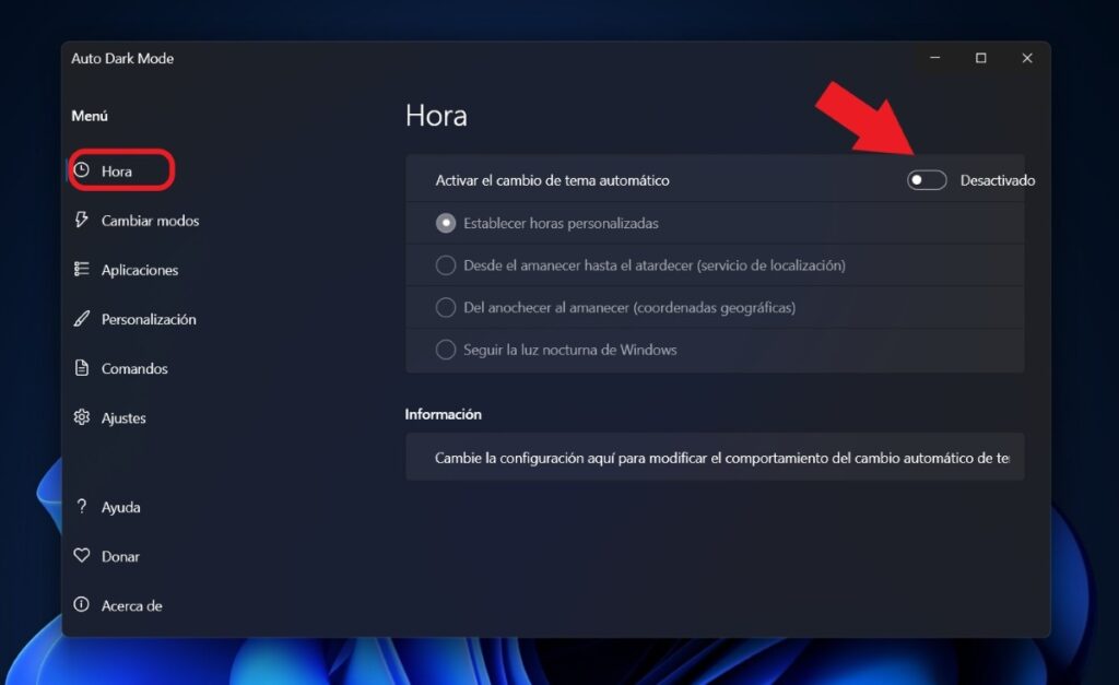 Hur man aktiverar mörkt eller ljust läge baserat på tid i Windows 11