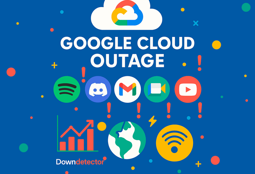 Caída de Google Cloud servicios caídos