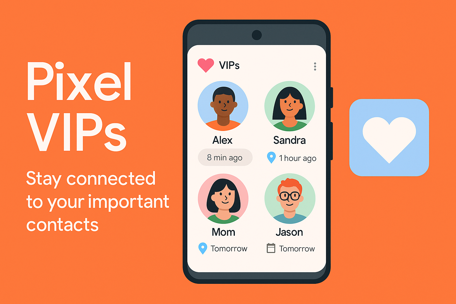 Google lanza 'Pixel VIPs': el nuevo widget para contactos en Pixel