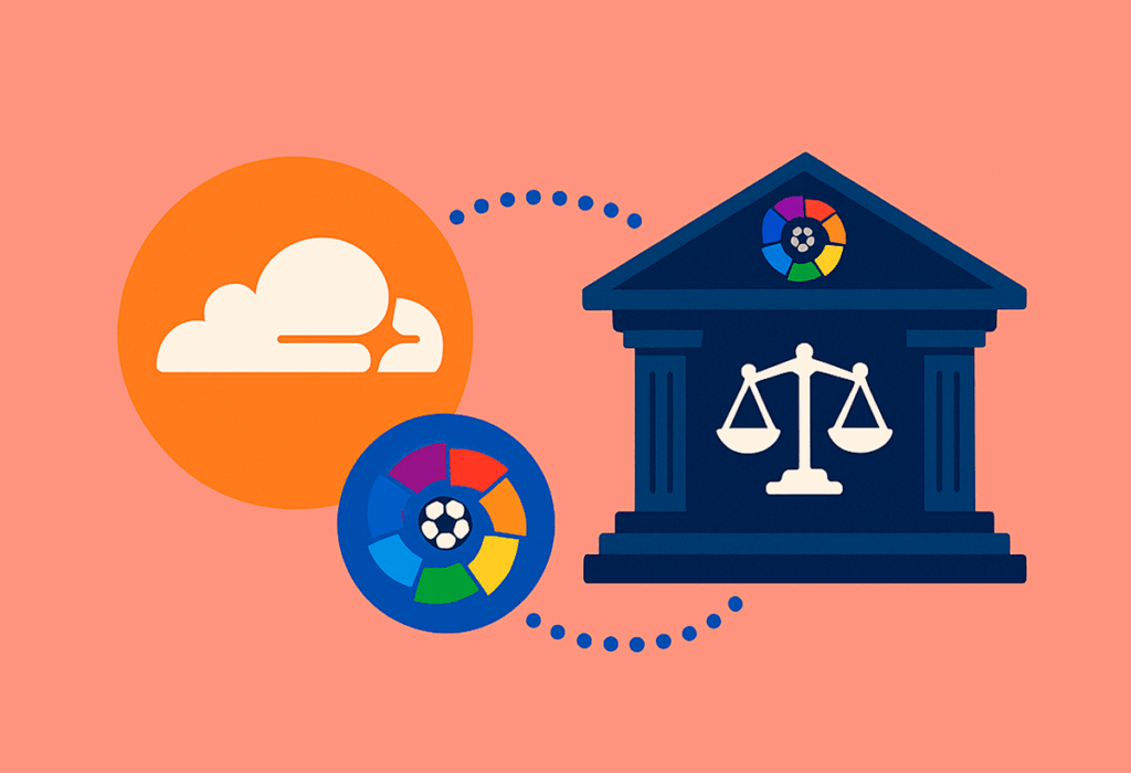 Cloudfare carga contra laliga por los bloqueos de red