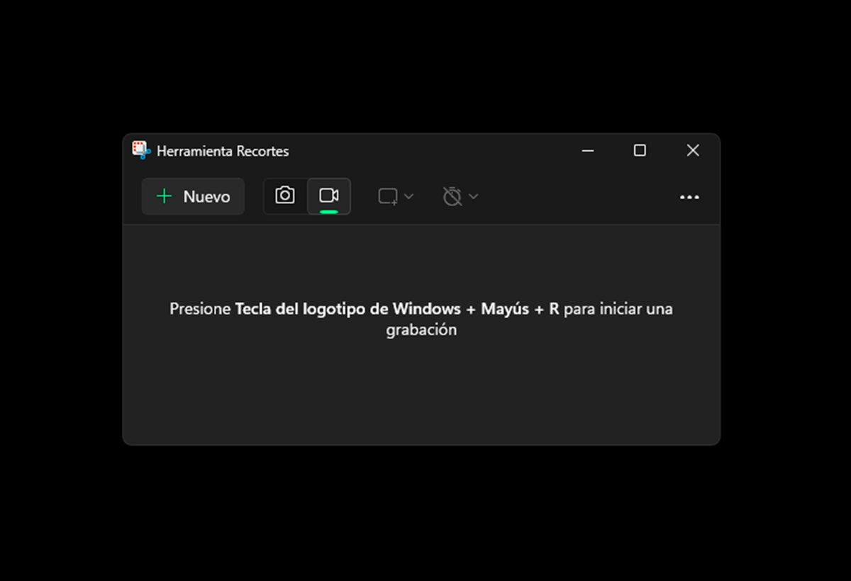 Crear gifs con la herramienta recortes