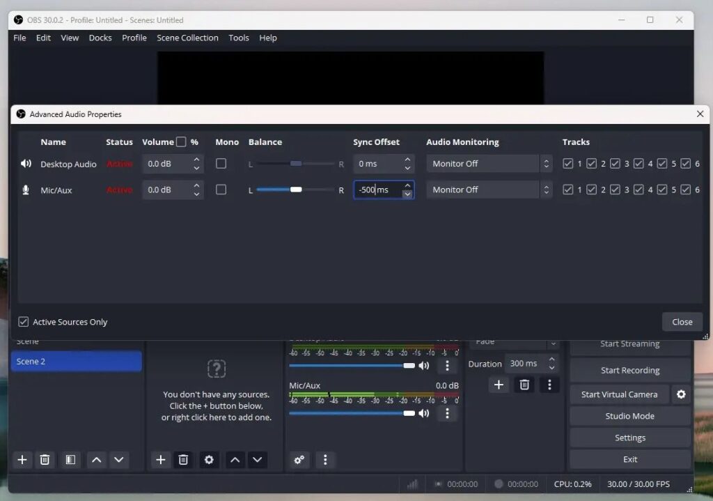 El micrófono tiene retraso en OBS: cómo eliminar el lag-1