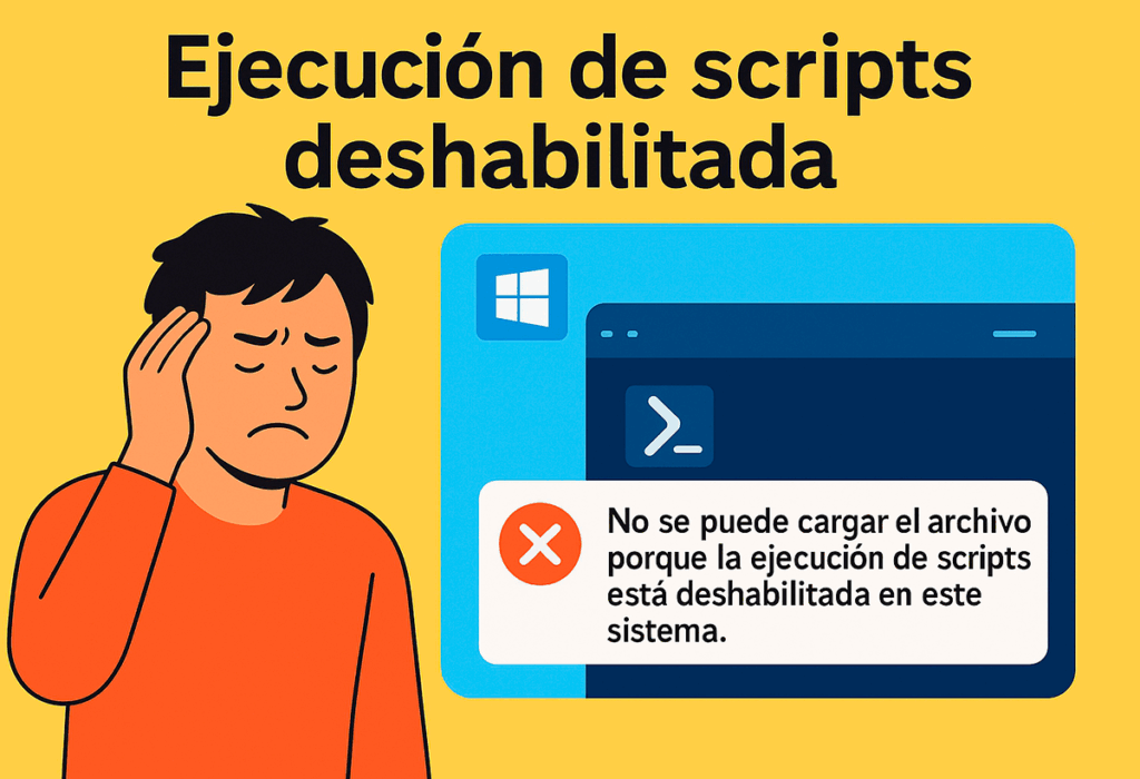 Error en PowerShell Script bloqueado