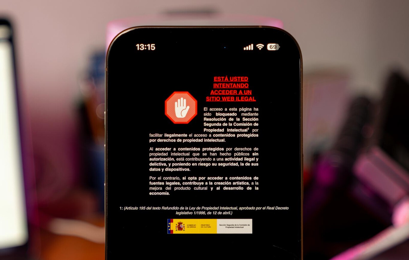 Está usted intentando acceder a un sitio web ilegal