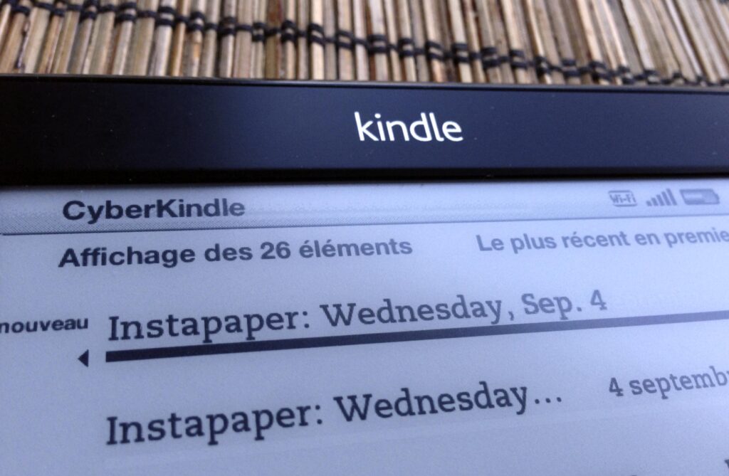 instapaper a kindle
