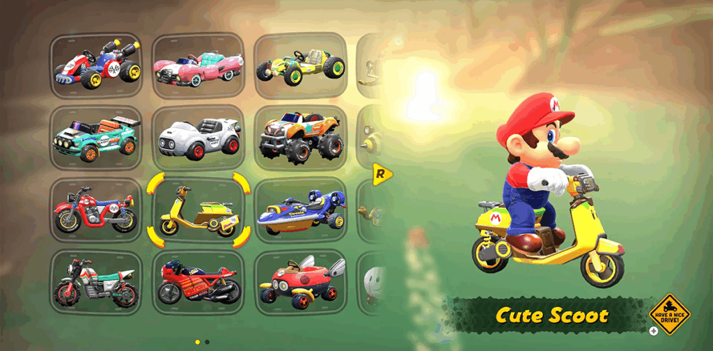 Véhicules secrets de Mario Kart World