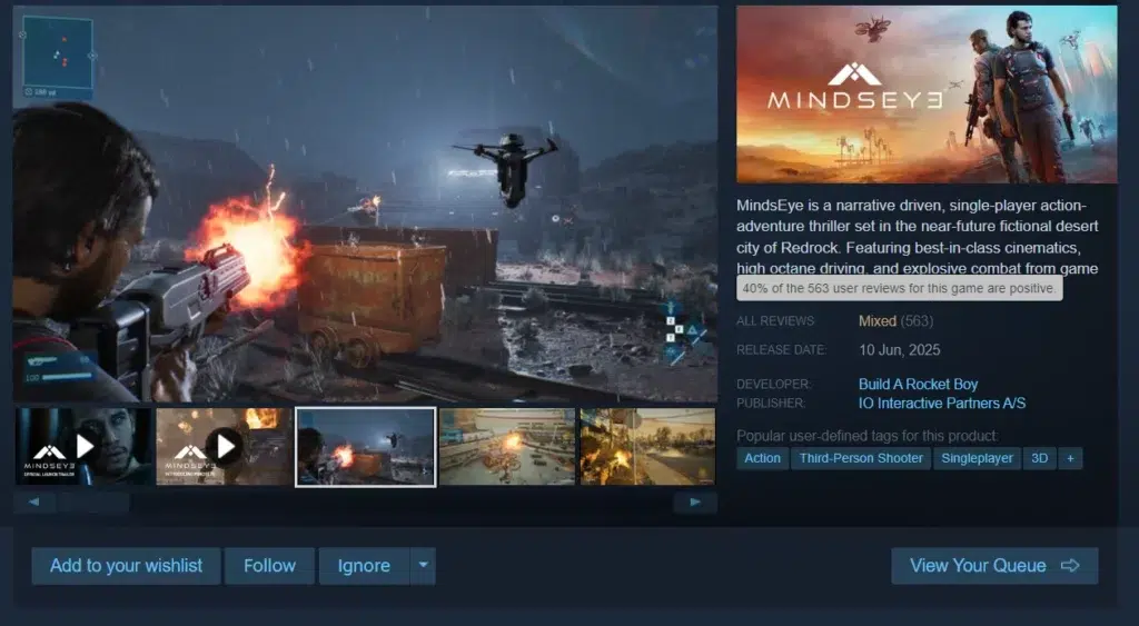 MindsEye Steam