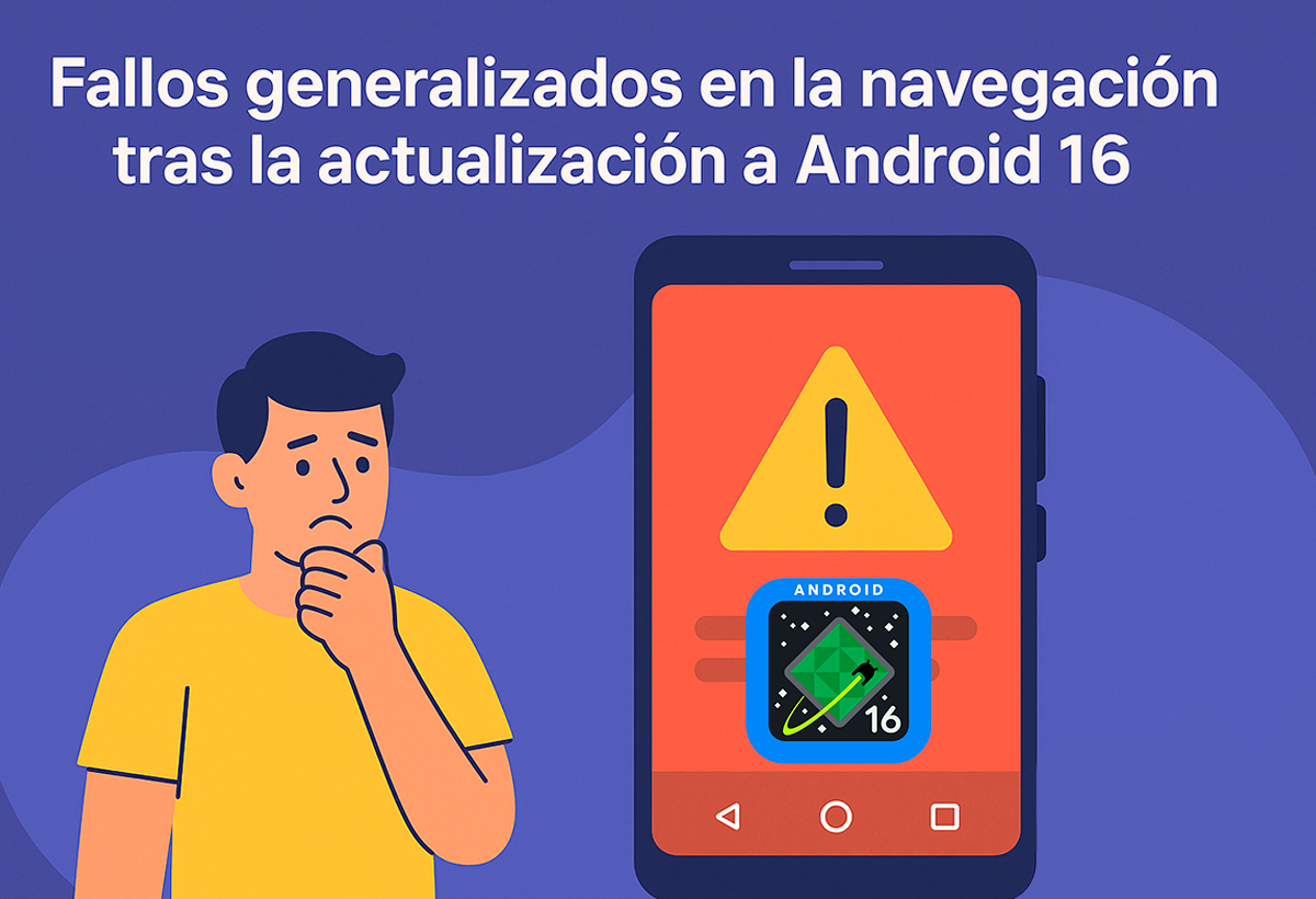Problemas con los gestos y botones en Android 16