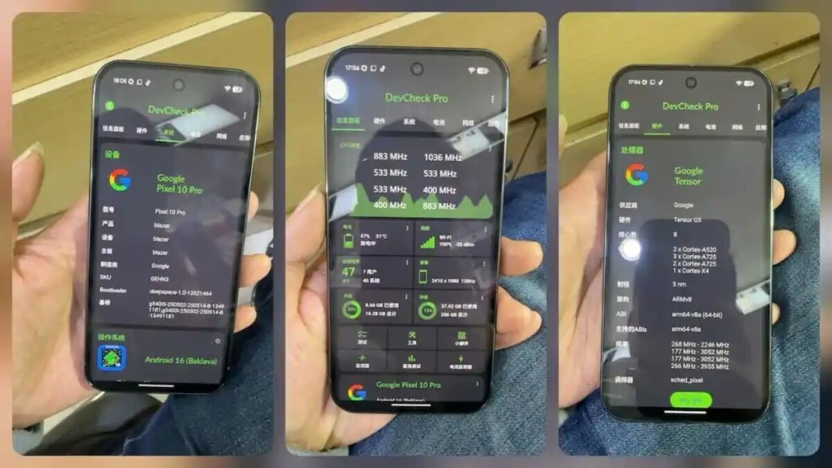 Prototipo Google Pixel Pro 10