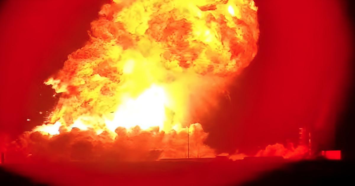 Explosión de Starship en Starbase