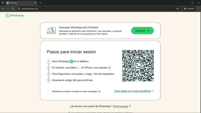 WhatsApp web