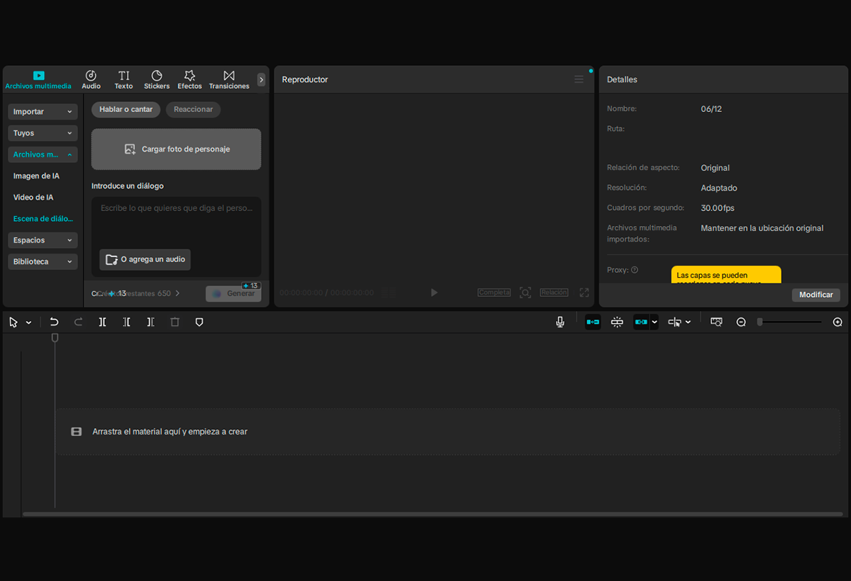 generador de script a vídeo en CapCut