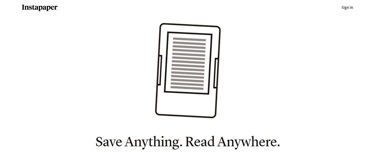 guardar artículos en Instapaper