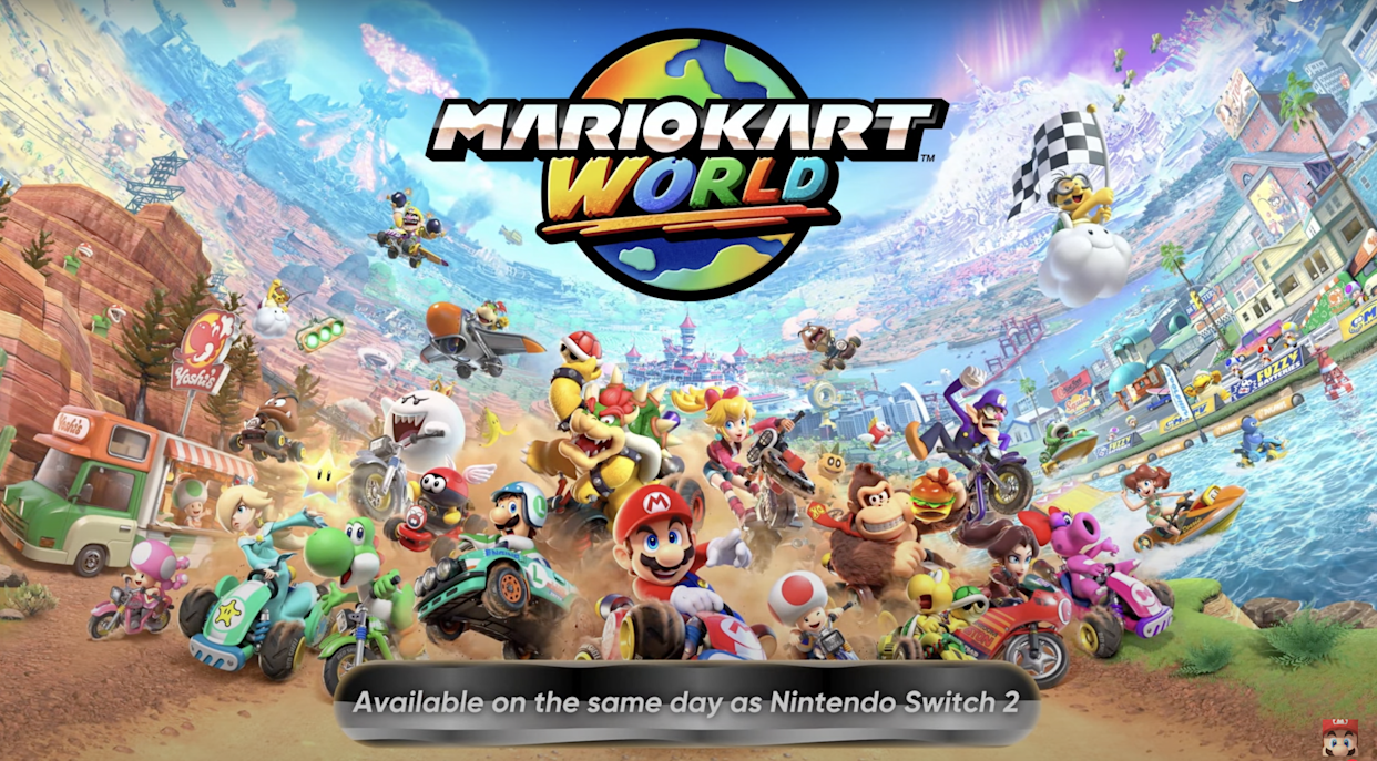 mario kart world