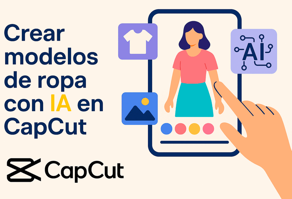 modelos de ropa con IA en CapCut