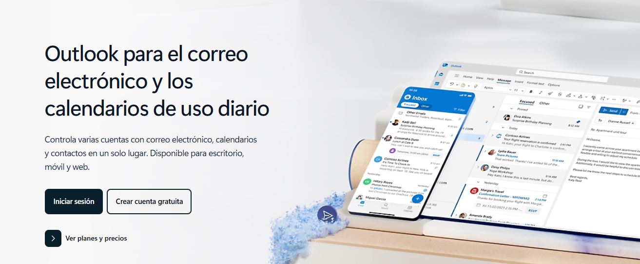 atajos de outlook