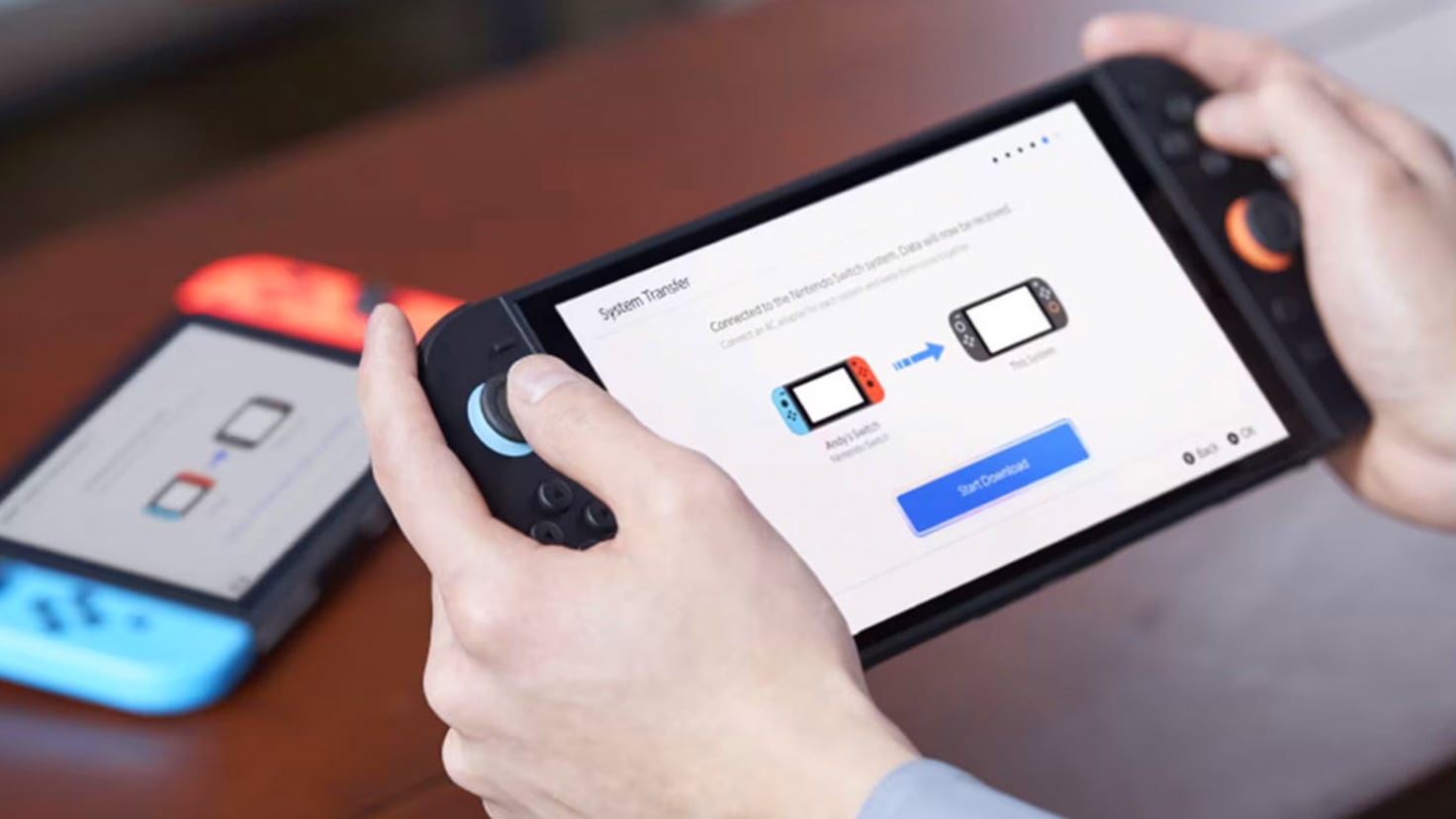 Juegos y datos transferidos en Switch 2