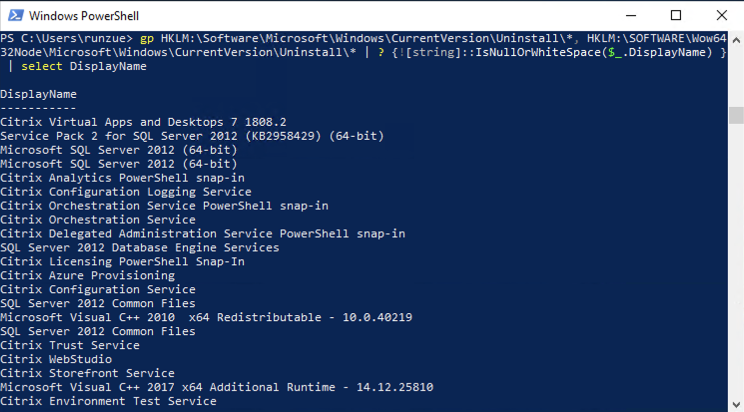 políticas de ejecución de PowerShell