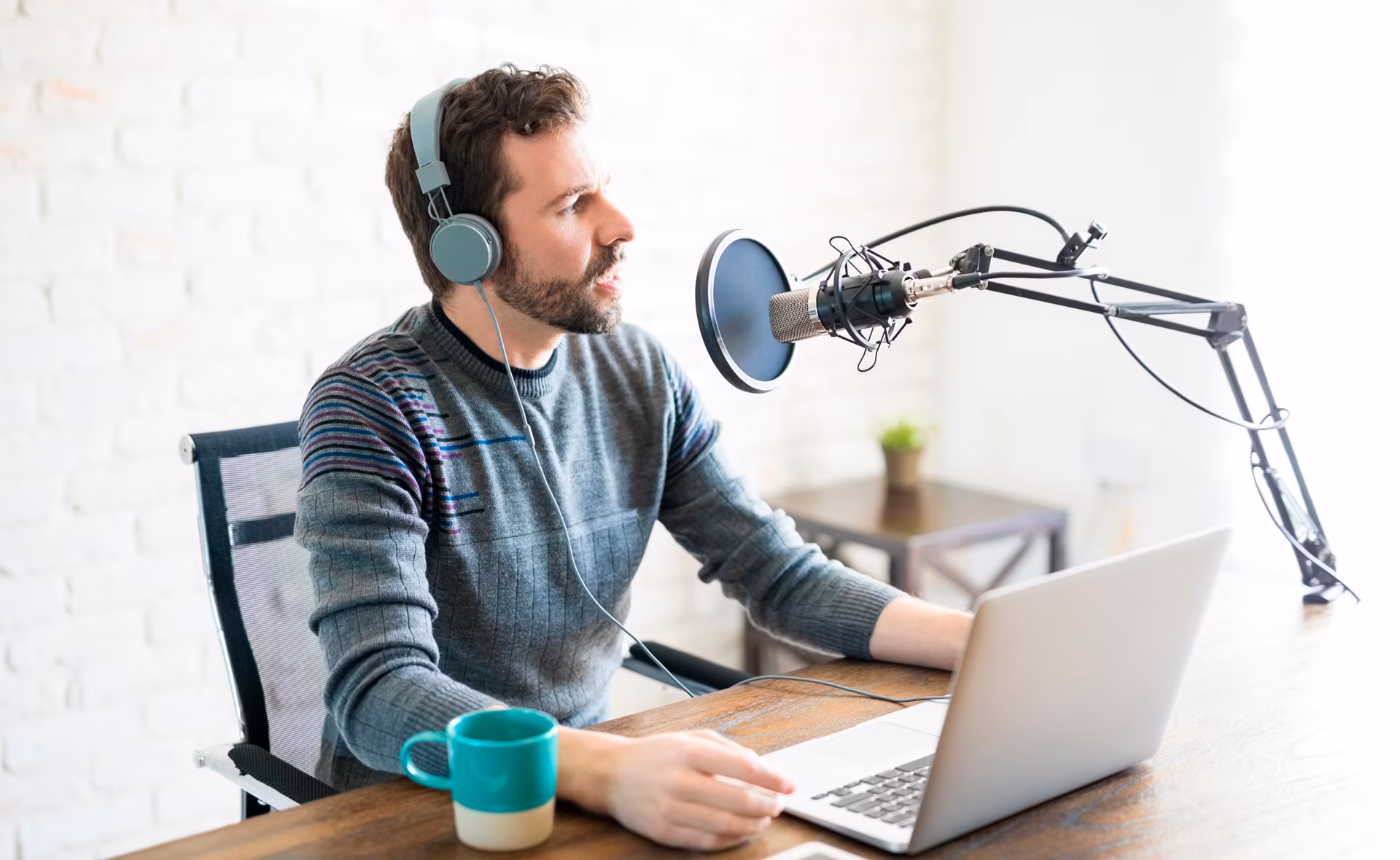 crear un podcast desde casa