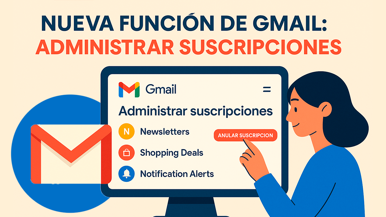 Administrar suscripciones en Gmail