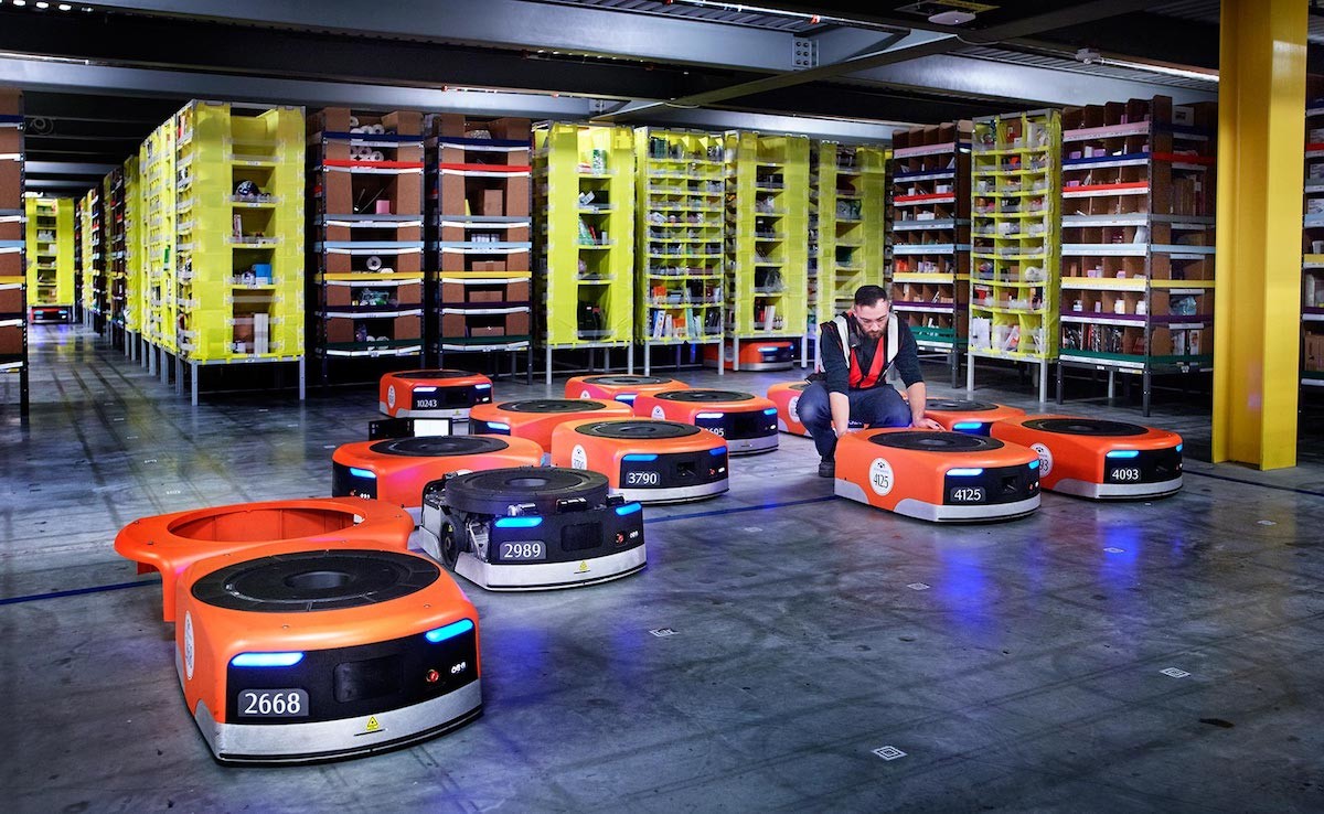 Amazon ya tiene un millón de robots en funcionamiento