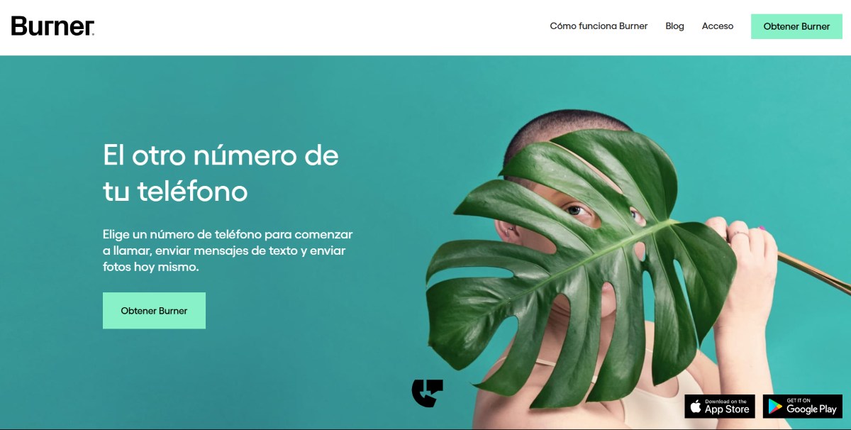Burner aplicaciones para tener un segundo número en el móvil