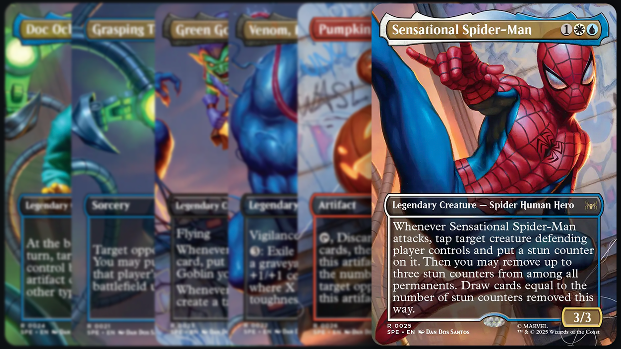 Cartas de Spiderman en Magic the Gathering