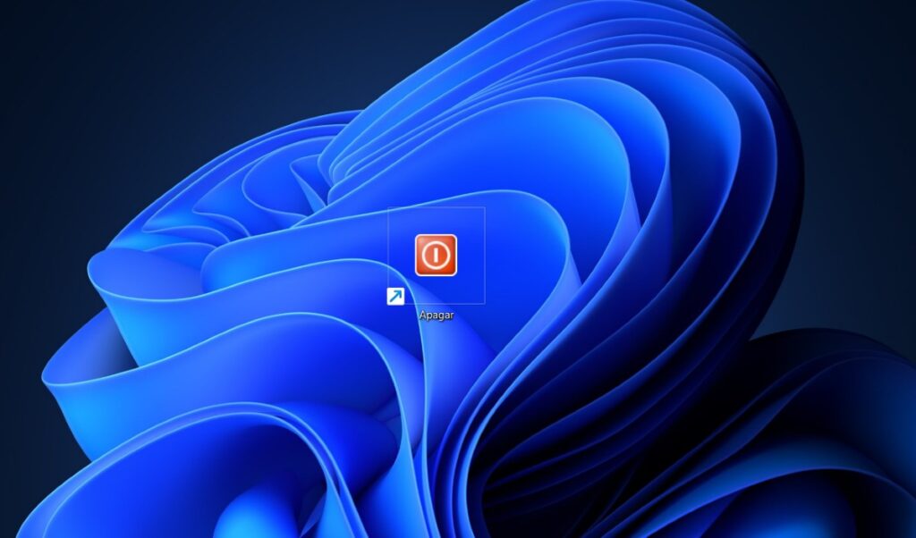 Crear un acceso directo al apagado en Windows 11