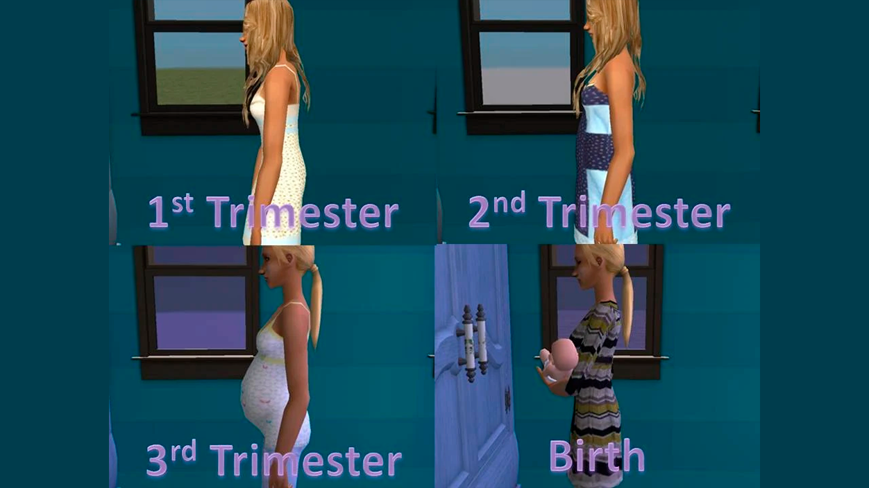 Embarazos en los sims 4