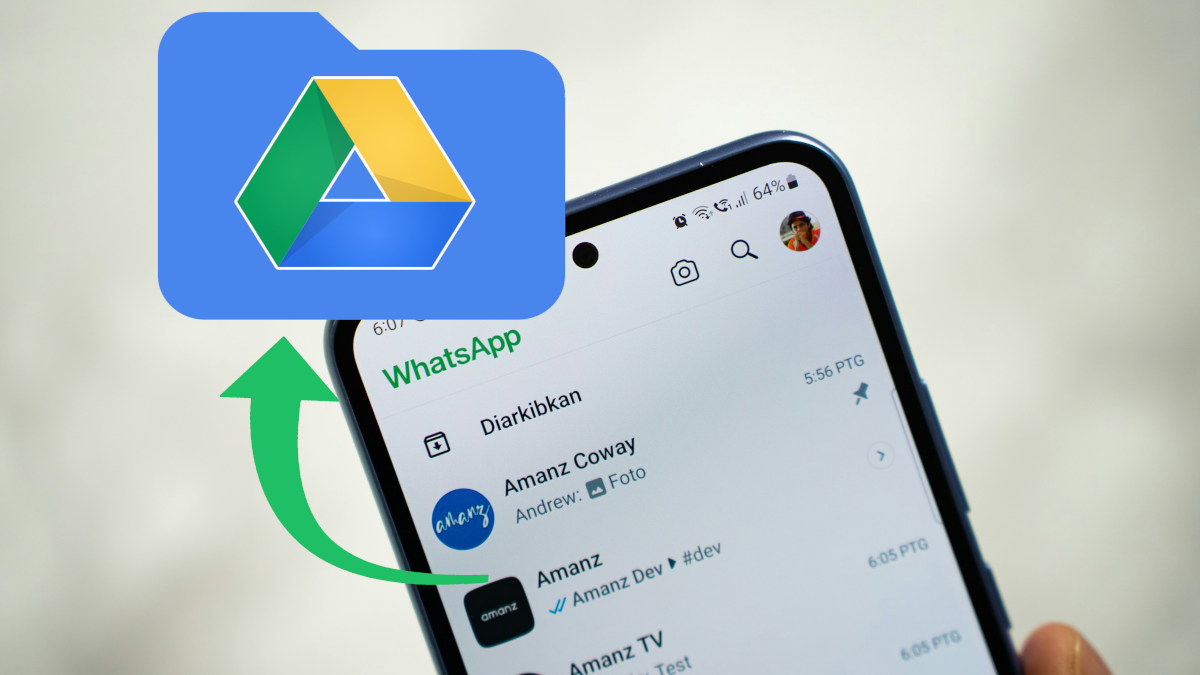 Exportar tus chats de WhatsApp a Google Drive