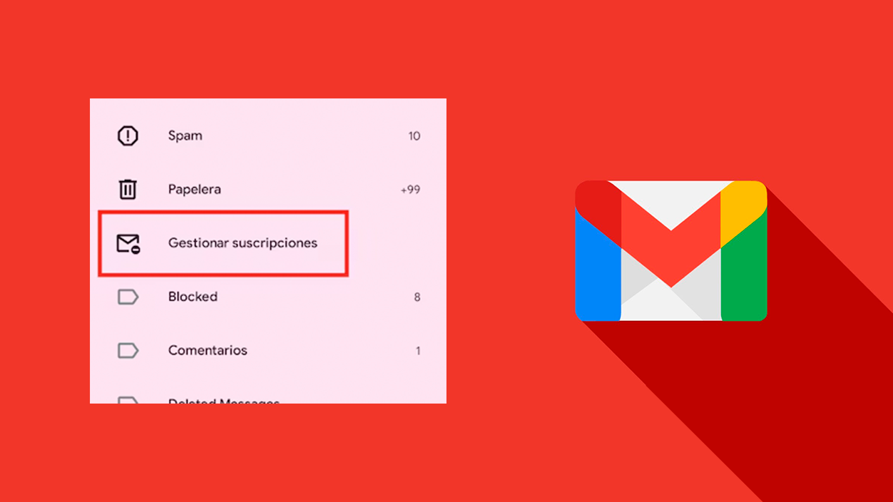 Gestionar suscripciones en Gmail