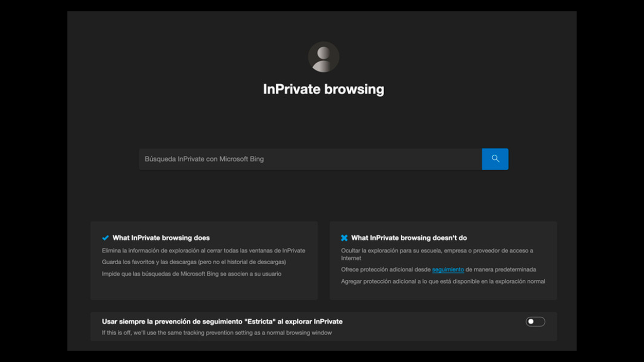 InPrivate Edge