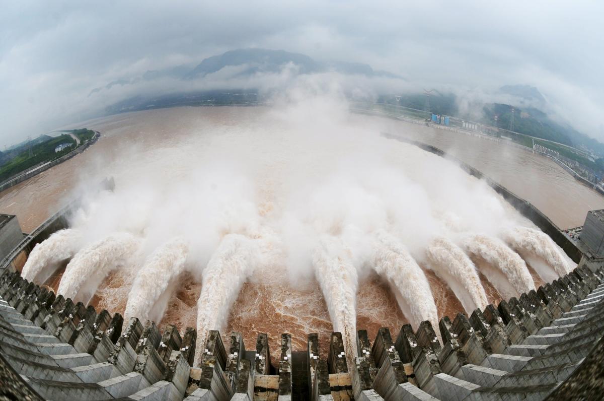 Presa de las tres gargantas en china