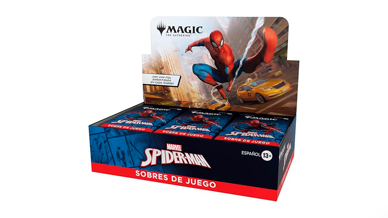 Sobres de juego spiderman Magic