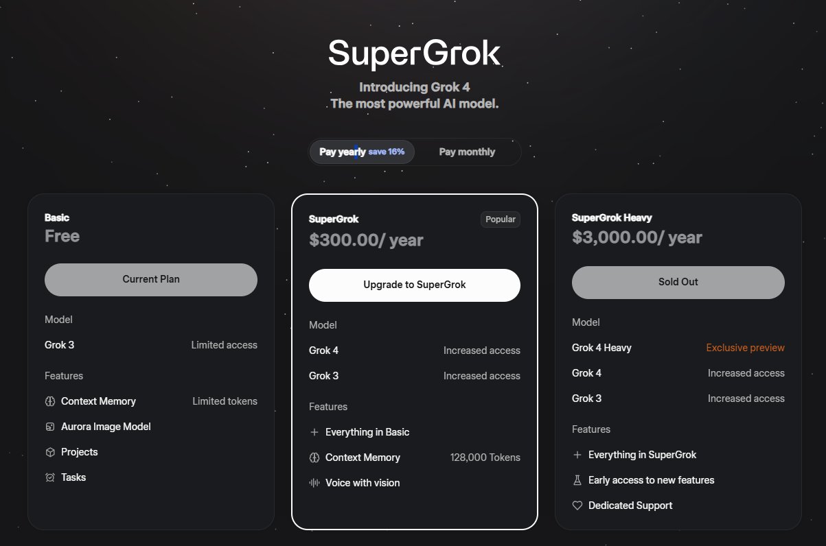 SuperGrok Heavy