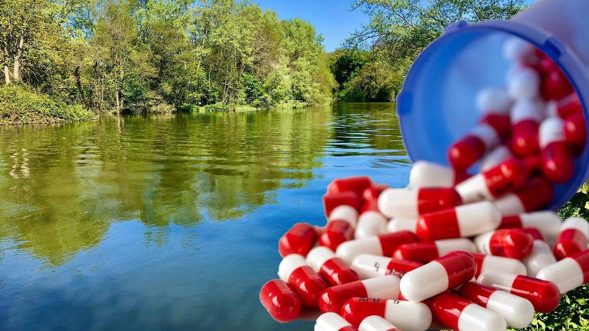 antibióticos contaminación ríos