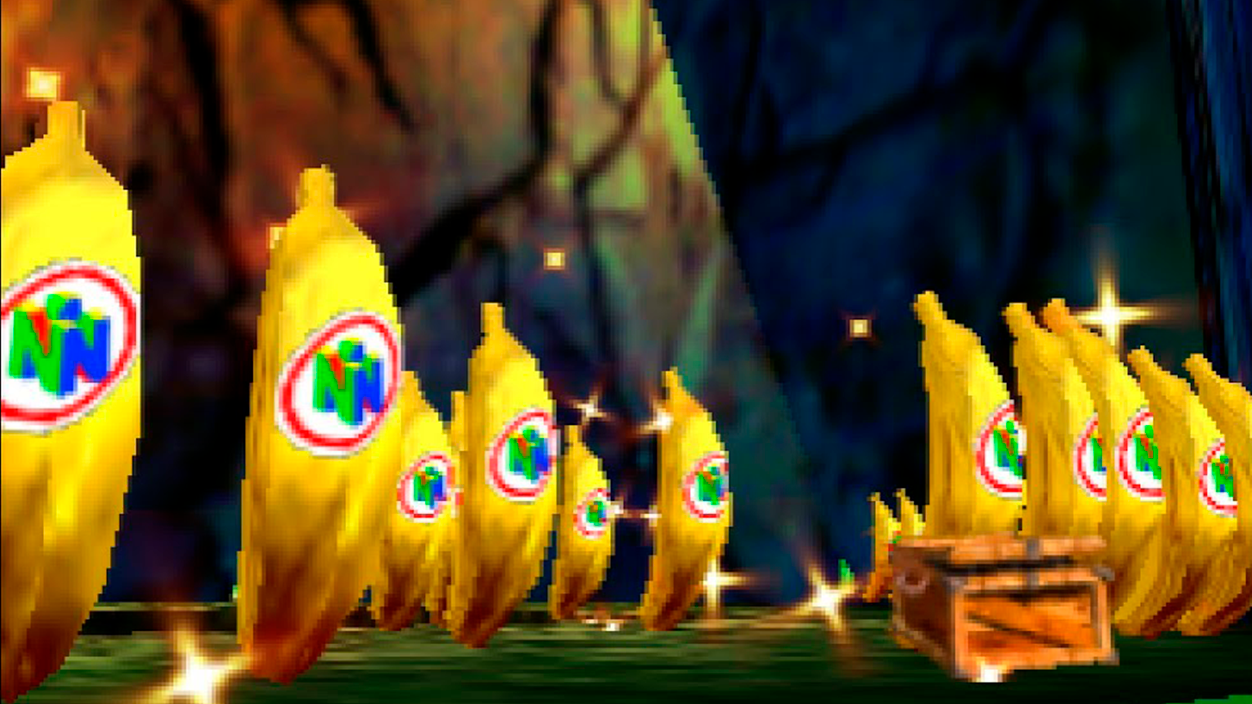 bananas doradas en Donkey Kong 64