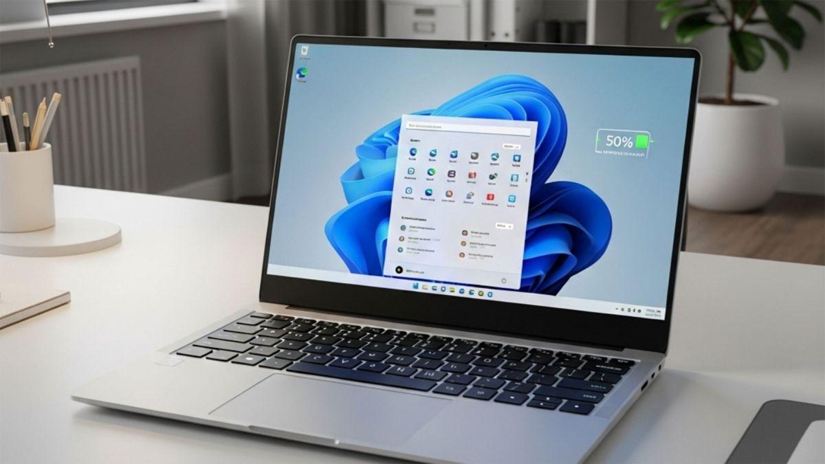 Portátiles con batería adaptativa Windows 11