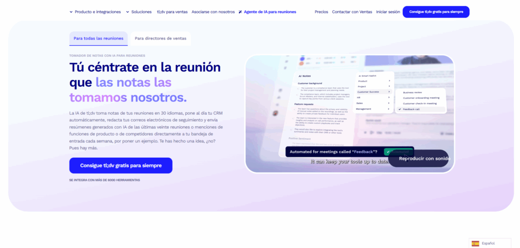 Qué es TL;DV: la herramienta con IA para ahorrar tiempo en tus reuniones