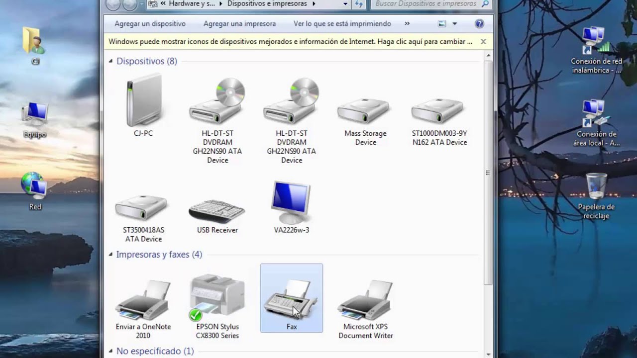 impresora predeterminada en Windows