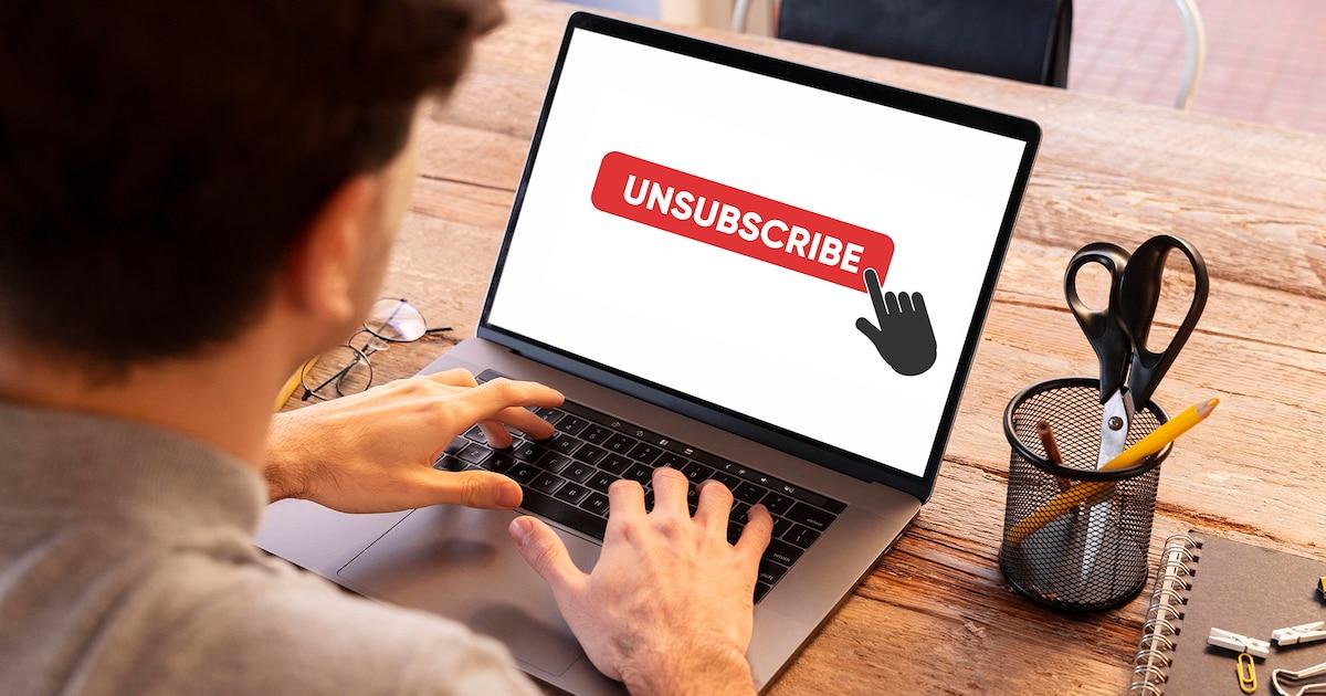 riesgos de hacer clic en 'Cancelar suscripción'