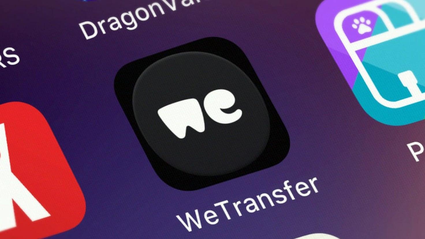 WeTransfer términos IA